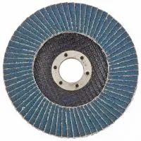 Круг лепестковый торцевой КЛТ-1, ZK10XW (цирконий), зернистость 25Н(P60), 125х22,2 мм, (БАЗ)