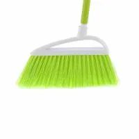 Щетка пластмассовая для подметания, 230 мм Lux, салатная щетина c черенком, 120 см, D22 мм Elfe