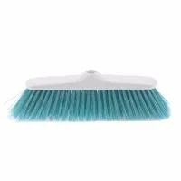 Щетка пластмассовая для подметания пола, 270 мм Classic без черенка, бирюзовая щетина Elfe