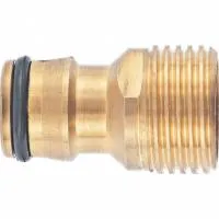 Адаптер латунный, 1/2", внешняя резьба Palisad