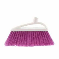Щетка пластмассовая для подметания пола , 230 мм Lux без черенка, розовая щетина Elfe