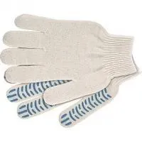 Перчатки х/б, ПВХ-покрытие Волна, 10 класс