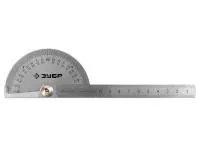 Транспортир Зубр Эксперт из нержавеющей стали