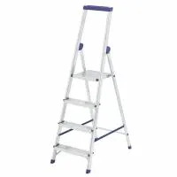 Стремянка алюминиевая с органайзером Универсал, 4 ступени Сибртех