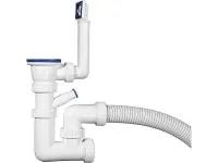 Сифон Зубр Мастер колбовый для моек и раковин