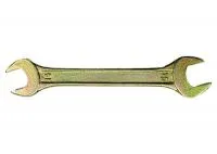 Ключ рожковый, 14x17 мм, желтый цинк, Сибртех