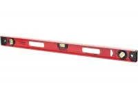 Уровень алюминиевый Рельс, 1000 мм, 3 глазка (1 поворотный), усиленный, Matrix