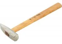 Молоток слесарный, 200 г, квадратный боек, деревянная рукоятка