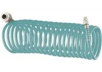 Полиуретановый спиральный шланг профессиональный BASF, 10 м, D 6х8 мм, Stels