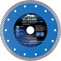 Диск алмазный турбо Ф150x22.2 мм, сухое резание, Барс