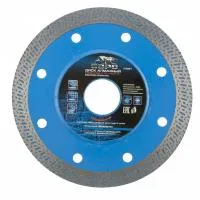 Диск алмазный сплошной Ф115x22.2 мм, тонкий, мокрое резание, Барс