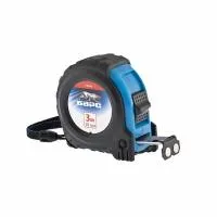 Рулетка Вектор, 3 м х 19 мм, утолщенное полотно, магнитный зацеп, обрезиненный корпус, Барс