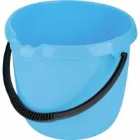 Ведро пластмассовое круглое 12 л, голубое, TM Elfe Light