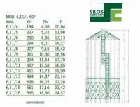 Силос конусный Silos Cordoba 6.11.60, угол 60º