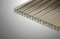 Сотовый поликарбонат Titan Sky, 16 мм, бронзовый