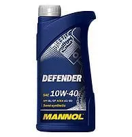 Масло моторное MANNOL Defender 10W-40 API SL/CF, 7507 полусинтетика 1л