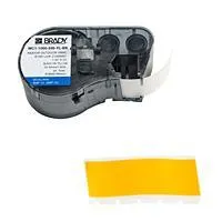 Самоклеющиеся этикетки Brady виниловая, MC1-1000-595-YL-BK