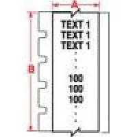 Этикетка виниловая M61C-318-498