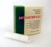 Свечи Ветомгин 8.21, упаковка по 15 шипучих таблеток