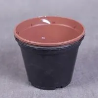 Горшок для рассады 10х7,5 черный, круглый