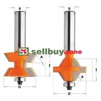 Фреза шип-паз для мебельной обвязки (комплект)