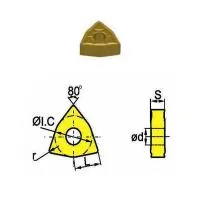 Сменная твердосплавная пластина WNMG080408-GS/SD4125