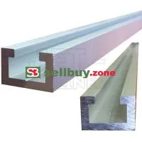 Профиль-шина 19 мм., анод., серебро матовое, 0.75 м