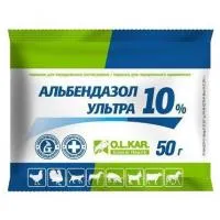 Альбендазол ультра 10% порошок 50гр и 500гр