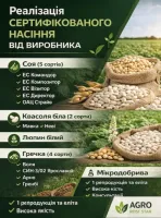 Сертифіковане насіння сої