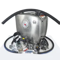 ECONOM Комплект гидравлики на самосвал MAN, Daf, Iveco c КПП ZF, боковой алюминиевый бак