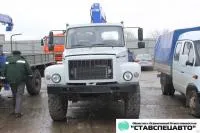 ГАЗ-33081 бортовой с КМУ Tadano TM-ZE364HS